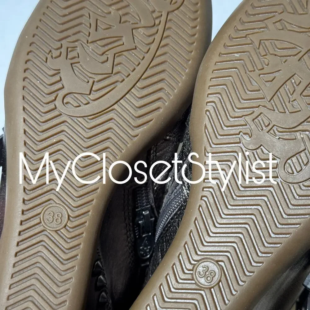 NEW ASH Bowie RARE Studded Wedge Sneakers!! 8 Bronze Gold LIMITED EDITION!! - Picture 6 of 8